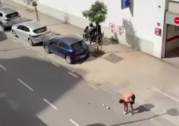 Un herido de bala en un tiroteo en el parking de un supermercado en Málaga